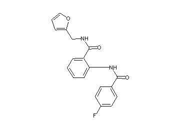 2-[(4-fluorobenzoyl)amino]-N-(2-furylmethyl)benzamide