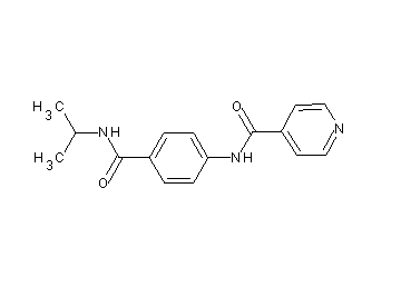 N-{4-[(isopropylamino)carbonyl]phenyl}isonicotinamide