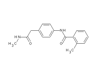 2-methyl-N-{4-[2-(methylamino)-2-oxoethyl]phenyl}benzamide