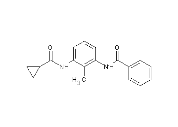 N-{3-[(cyclopropylcarbonyl)amino]-2-methylphenyl}benzamide