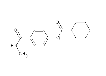 4-[(cyclohexylcarbonyl)amino]-N-methylbenzamide