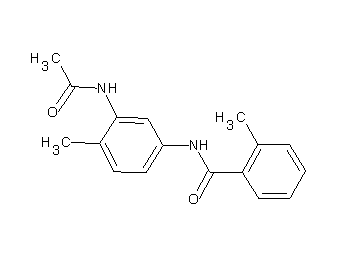N-[3-(acetylamino)-4-methylphenyl]-2-methylbenzamide