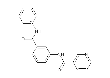 N-[3-(anilinocarbonyl)phenyl]nicotinamide