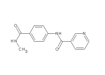 N-{4-[(methylamino)carbonyl]phenyl}nicotinamide