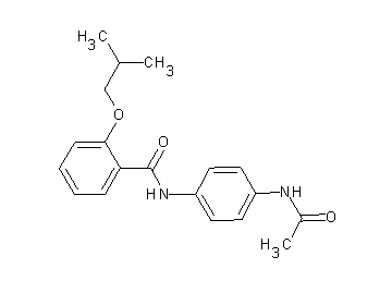 N-[4-(acetylamino)phenyl]-2-isobutoxybenzamide