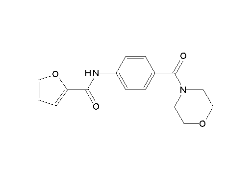 N-[4-(4-morpholinylcarbonyl)phenyl]-2-furamide
