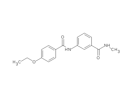 3-[(4-ethoxybenzoyl)amino]-N-methylbenzamide