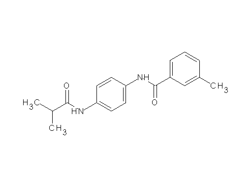 N-[4-(isobutyrylamino)phenyl]-3-methylbenzamide - Click Image to Close