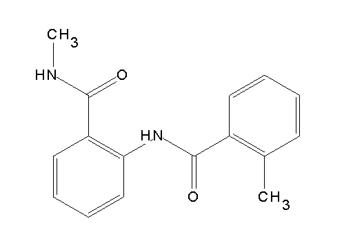 2-methyl-N-{2-[(methylamino)carbonyl]phenyl}benzamide