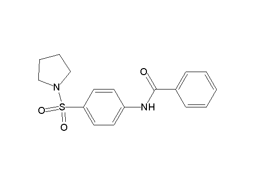 N-[4-(1-pyrrolidinylsulfonyl)phenyl]benzamide