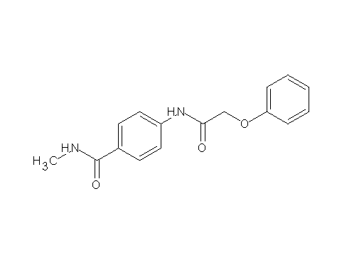 N-methyl-4-[(phenoxyacetyl)amino]benzamide