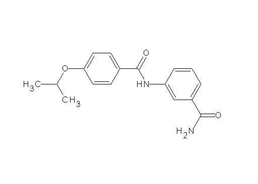 3-[(4-isopropoxybenzoyl)amino]benzamide