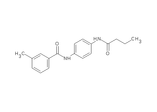 N-[4-(butyrylamino)phenyl]-3-methylbenzamide