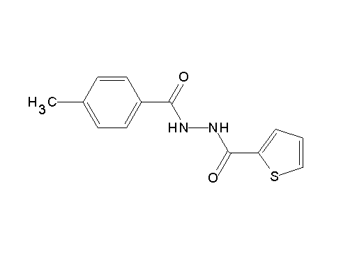 N'-(4-methylbenzoyl)-2-thiophenecarbohydrazide - Click Image to Close