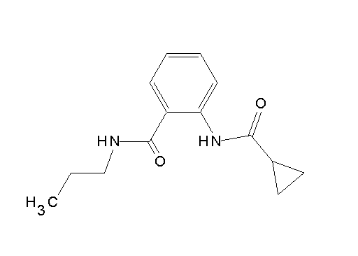 2-[(cyclopropylcarbonyl)amino]-N-propylbenzamide