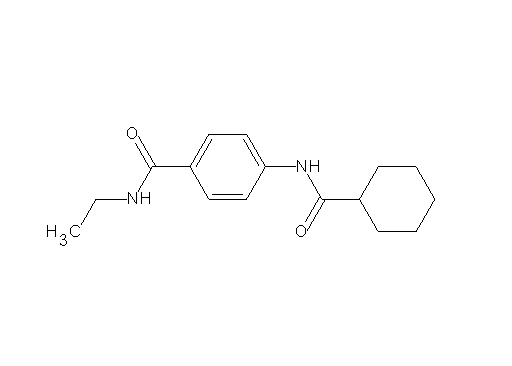 4-[(cyclohexylcarbonyl)amino]-N-ethylbenzamide