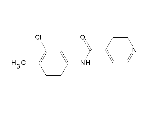 N-(3-chloro-4-methylphenyl)isonicotinamide
