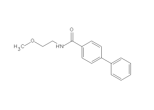 N-(2-methoxyethyl)-4-biphenylcarboxamide