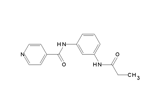 N-[3-(propionylamino)phenyl]isonicotinamide