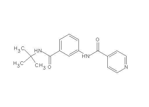 N-{3-[(tert-butylamino)carbonyl]phenyl}isonicotinamide