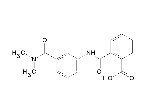2-[({3-[(dimethylamino)carbonyl]phenyl}amino)carbonyl]benzoic acid
