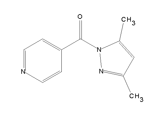 4-[(3,5-dimethyl-1H-pyrazol-1-yl)carbonyl]pyridine