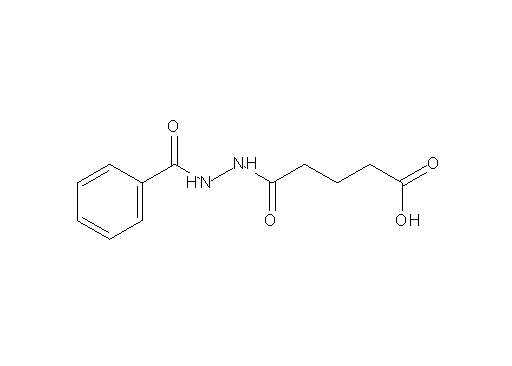 5-(2-benzoylhydrazino)-5-oxopentanoic acid