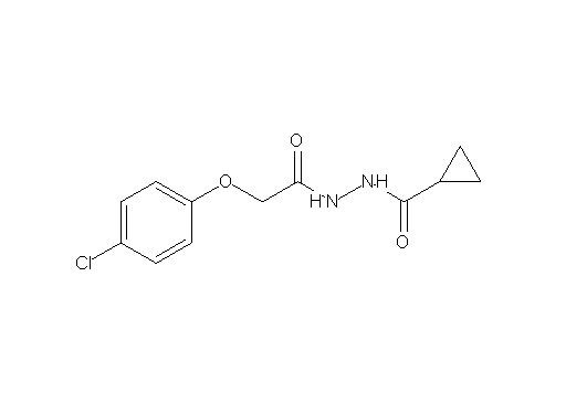 N'-[2-(4-chlorophenoxy)acetyl]cyclopropanecarbohydrazide