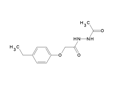 N'-acetyl-2-(4-ethylphenoxy)acetohydrazide