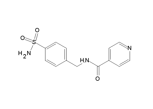 N-[4-(aminosulfonyl)benzyl]isonicotinamide