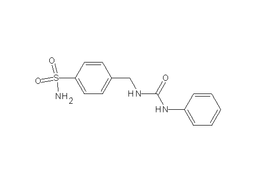 4-{[(anilinocarbonyl)amino]methyl}benzenesulfonamide