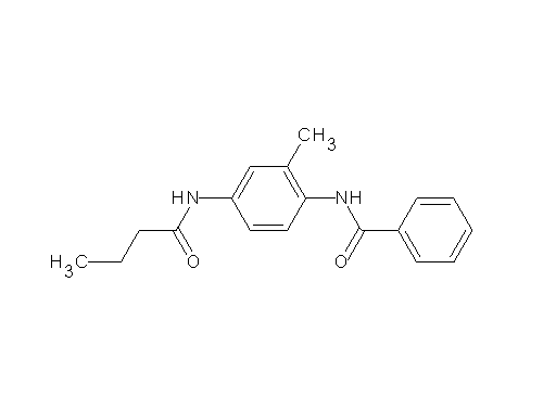 N-[4-(butyrylamino)-2-methylphenyl]benzamide