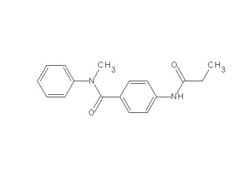 N-methyl-N-phenyl-4-(propionylamino)benzamide