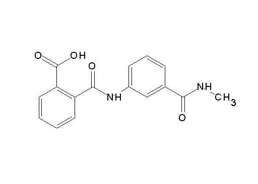 2-[({3-[(methylamino)carbonyl]phenyl}amino)carbonyl]benzoic acid