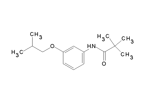 N-(3-isobutoxyphenyl)-2,2-dimethylpropanamide