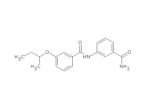 N-[3-(aminocarbonyl)phenyl]-3-sec-butoxybenzamide - Click Image to Close