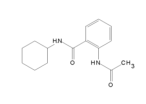 2-(acetylamino)-N-cyclohexylbenzamide
