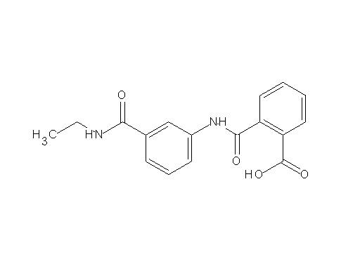 2-[({3-[(ethylamino)carbonyl]phenyl}amino)carbonyl]benzoic acid